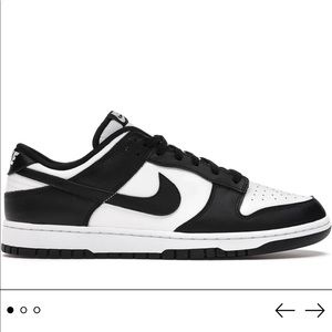 AUTHENTIC Nike Dunk Low Panda Black White 9